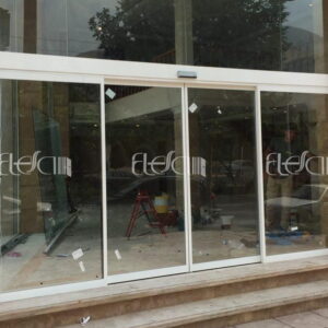 درب شیشه ای اتوماتیک تلسکوپی